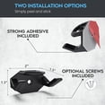 thumbnail image 3 of Adhesive Hat Hooks, Minimalist Wall  Hooks 8 Pack Multifunctional Simple Installation  for Headphones for Closet, 3 of 8