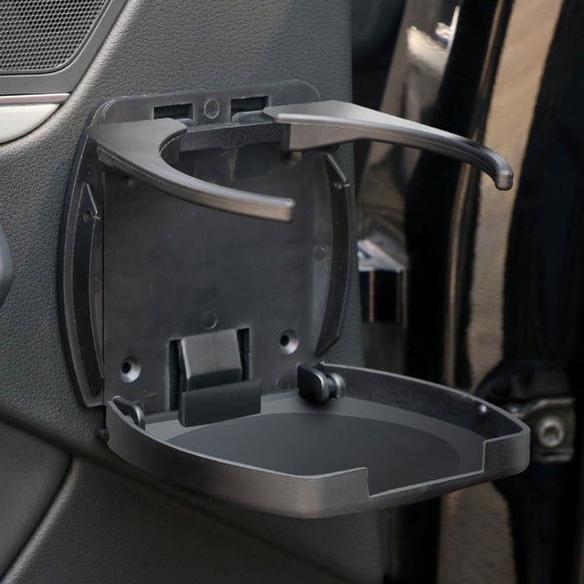 UPOUART Folding Car Cup Holder Negro De Alta Calidad Con Estable Para Automóvil