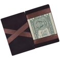 thumbnail image 3 of Moga Men's Fashion Magic Money Clip Genuine Leather Minimalistic Slim Wallet (Tan), 3 of 18