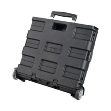 Almencla Folding Cart Foldable 65L Storage Bin with Wheels and Pull Handle for Classroom