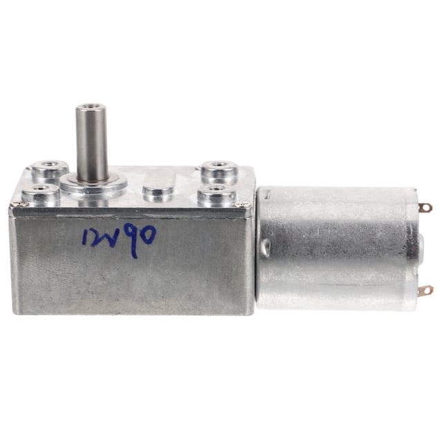 unbranded Motor Reductor Plateado Con Engranaje Turboworm Para Tocadiscos Con Alto Torque Y Autobloqueante
