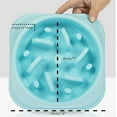 thumbnail image 2 of Slow Feeder Dog Bowl Blue, 2 of 3