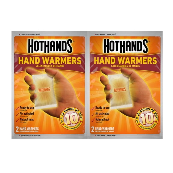 HotHands Hand Warmers, 1 Pair Pack up to 10 hours of heat ( 2 Pack )
