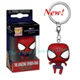 thumbnail image 1 of 2025 Llavero Funko POP de la serie Spider-Man, SPIDERGWEN, llavero de bolsillo de Peter Parker Mysterio, figura de acción de vinilo, modelo de colección, juguetes, 1 of 5