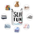 thumbnail image 6 of Kll Sun Fun Waterproof Foldable Laundry Hamper Bucket With Handles For Storage Bin,Kids Room,Home Organizer (Medium), 6 of 8
