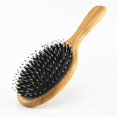 thumbnail image 1 of Peine de cerdas de bambú para el cabello caliente, peine de cerdas, peine de cerdas completas, peine de anillo para el cabello liso, peine para eliminar la caspa, 1 of 5