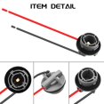 thumbnail image 3 of Yazoeia 6 PCS 1156 Turn Signal Light Bulb Socket Wire Harness Connector 1156 Socket Adapter Pigtail Cable, Random Wire Color CJC912-205162, 3 of 7