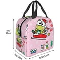 thumbnail image 5 of Keroppi Lunch Bag Insulated Lunch Box With Compartments Waterproof Reusable Tote Bag For Work Hiking Travel One Size, 5 of 8