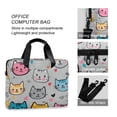 thumbnail image 4 of FORMRS 16" Laptop Bag Carrying Sleeve Case with Handle Travel Shoulder Briefcase, Cute Cat Pattern, 4 of 8