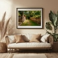 thumbnail image 3 of Trail at Hoyt Farm Nature Preserve, Commack 02 - Commack New York Photography Rustic Farmhouse Countryside Woodland Garden Rural Flowers Black Framed Wall Art Print 12 x 18 inches, 3 of 4