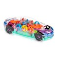 thumbnail image 1 of Forest & Twelfth Coche transparente iluminado para niños 8 Coche de juguete con pilas para niños y niñas Coche de juguete mecánico Bump And Go con coloridos engranajes móviles Efectos de luz LED Repro, 1 of 5