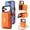 Orange, variant on Dteck for iPhone 17 Pro Max RFID Blocking PU Leather Wallet Phone Case with Detachable Crossbody Strap Flip Folio Protective Cover with Card Slot TPU Inner Shell, Orange