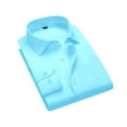 thumbnail image 2 of Men's Long Sleeve Solid Colors Generic Dress Shirts, 2 of 2