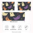 thumbnail image 2 of Yayeee Pillowcase Queen Size Set of 2 Satin Wrinkle Resistant Pillow Case, Purple Halloween Ghosts, 2 of 7