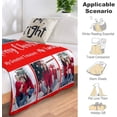 thumbnail image 4 of Custom Photo Blankets Using My Own Photos Personalized Throw Blanket with Pictures Text Customized Blanket for Adults Mom Dad Family Dog Kids Friends Lover Personalized Memorial Gift 60"x80", 4 of 6