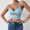 Light Blue, variant on SNKSDGM Female Ribbed Tank Tops for Women Pack Slim fit Spaghetti Strap Tank Top with Built in Bra Crop Women Sexy Lace Sleeve French High End Design Sense Short Style Top M