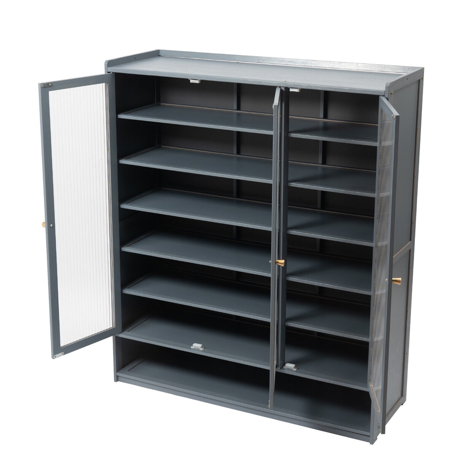 8 Tier Modern Acrylic Shoes Rack Cabinet Organizer for Shoe Storage