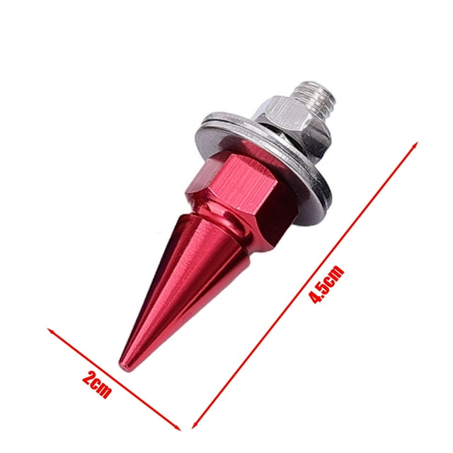 4-1pcs M6 Threaded Tips Screw Car Modified Fasteners Fender Washer Bumper Engine Screws License Plate Aluminium Alloy Bolts