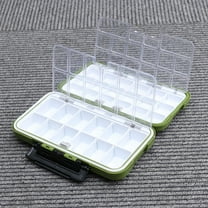 ORDDIART 1Set Silicone Fishing Hook Box for Durable Lure Bait Storage