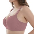 thumbnail image 4 of Txenfivo Plus Size Bras for Women Lace Push Up Full Coverage Underwire T-Shirt Bra Lightly Lined Womens Everyday Comfort Bra, 36C-50DDD, 4 of 9