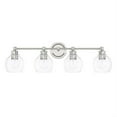 thumbnail image 7 of Mid-Century 4 Light Transitional Bath Vanity Approved For Damp Locations In Transitional Style 32 High By 9.75 Wide-Matte Black Finish Capital, 7 of 7