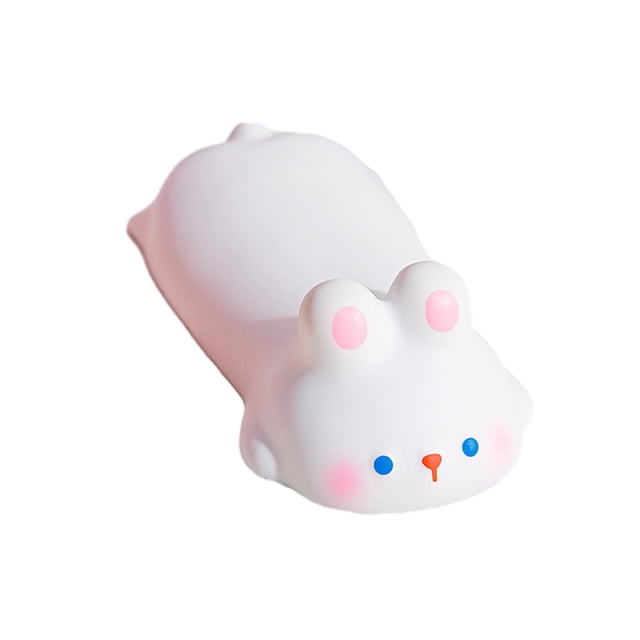 Methold reposamuñecas, cojín de dibujos animados, reposabrazos para ordenador, teclado de escritorio, juguetes de elevación lenta, Videojuegos y accesorios Blanco