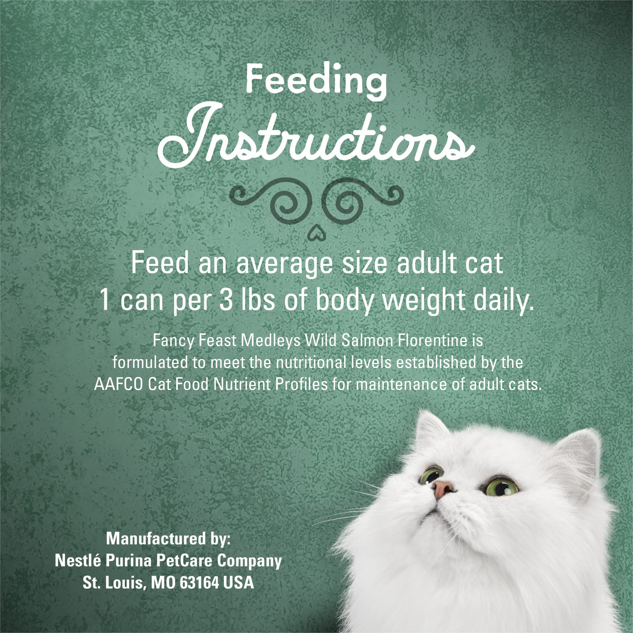 Purina Fancy Feast Medleys Wet Cat Food, Salmon Florentine & Spinach, 3 oz Cans