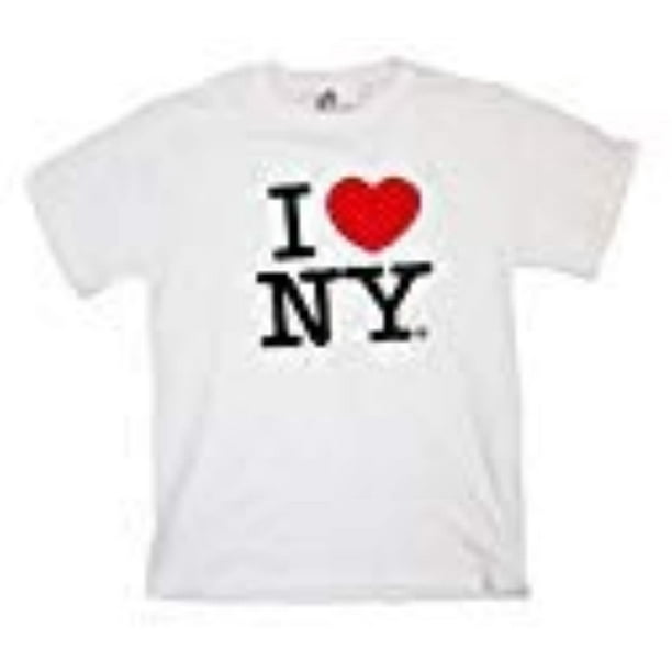 I Love NY Short Sleeve, Heart T-Shirt, Tee Shirt Men, Screen Printed Logo