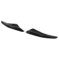 thumbnail image 4 of Front Bumper Canard, Aggressive Bumper Fin UV Coating Weather Proof  For Modification Glossy Black,Carbon Fiber Style, 4 of 8