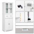 thumbnail image 3 of FCH MDF Spray Paint 4 Doors 1 Pump Bathroom Cabinet White, 3 of 6