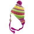 thumbnail image 1 of Top Headwear Peruvian Chullo Hat - Mountain - Pink, 1 of 2
