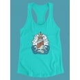 thumbnail image 3 of Vintage Lighthouse Art Racerback Tank Women -Smartprints Designs, Female x-Large, 3 of 4