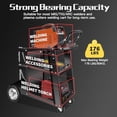 thumbnail image 2 of Welding Cart Heavy Duty Original Design, Welding Carts for MIG/TIG Welder and Plasma Cutter Upgraded, Tilt-Table Large Storage 360° Rolling Welding Trolley, 2 of 7