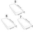 thumbnail image 6 of Ludlz 1 Set Sofa Cover Soft Elastic Plush Anti-fade Couch Protector for Home, 6 of 8