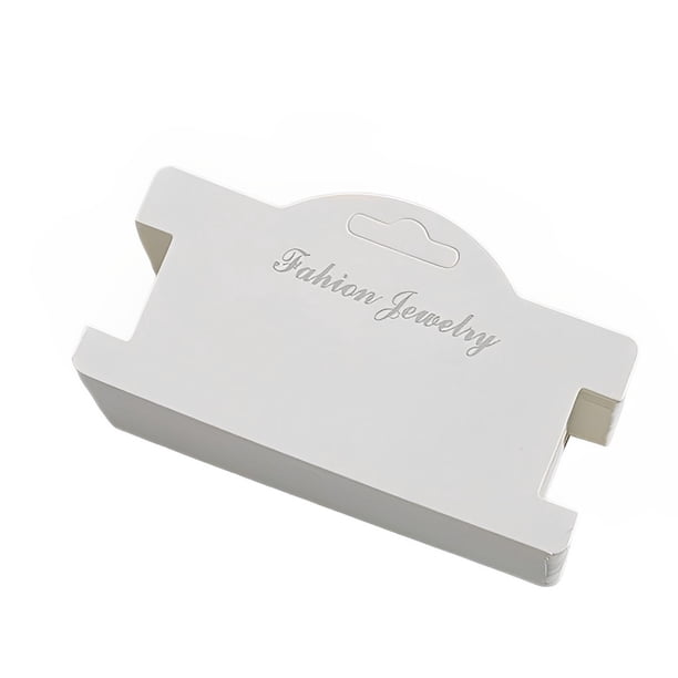 100 unids/lote de tarjetas de embalaje de papel Kraft, tarjetas de exhibición de joyería, soporte de almacenamiento para tocado, ranuras hechas Ropa, zapatos y accesorios Miscelánea Tipo 2 Jumpingount AP017992-02