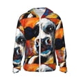 thumbnail image 2 of Uemuo Cow Pattern Women's Full Zip UPF 50+ Sun Protection Hoodie Jacket Long Sleeve Sun Shirt Hiking Outdoor Performance with Pockets-XX-Large, 2 of 9