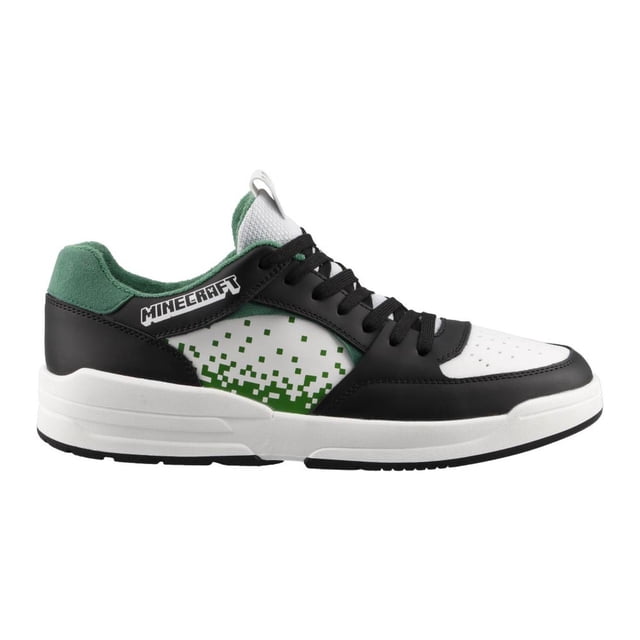 Tenis Hombre Minecraft Casual Urbano Agujetas negro 26.5
