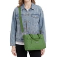 thumbnail image 2 of PULLIMORE Nylon Tote Bag for Women Crossbody Shoulder Bags Messenger Purse Top Handle Satchel Handbags for Travel Work, Green, 2 of 9