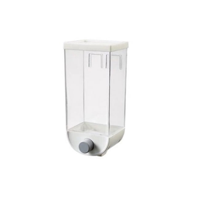 Agiferg Easy Press- Kitchen Food Storage Container Cereal Dispenser Oatmeal Wall Mounted