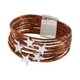thumbnail image 3 of Pulsera rígida para niña, de aleación, , , ideal para fiestas y como accesorio versátil. Café, 3 of 8