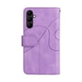 thumbnail image 3 of YEYKX for Samsung Galaxy A24(5G) Wallet Phone Case with 9 Card Holder Zipper Pocket, Magnetic Closure Premium Folio PU Leather Flip Case with Wrist Strap for Samsung Galaxy A24(5G),Purple, 3 of 8