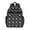 Black White Cat, variant on Black Skull Rose Pattern Backpack for School,Cute School Bag,Schoolbag with Adjustable Shoulder Straps & Padded Back,15.25"x11.5"x5.25"