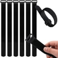thumbnail image 2 of Correas reutilizables de nailon para sujetar cables, cinta organizadora de gancho y bucle, 5/10 piezas, 2 of 4