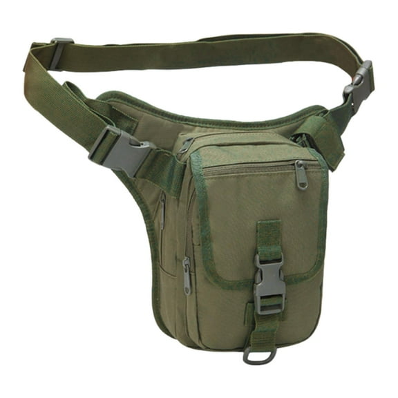 Miulika Drop Leg Bag Thigh Bag Large Capacity Belt Bumbag Multipurpose Waist Pack Leg Pouch for Fishing Camping Riding Travel Outdoor Green