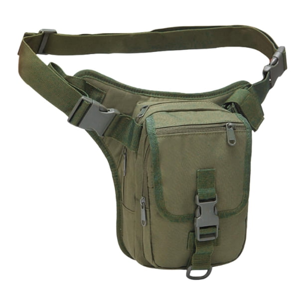 Bolso bandolera de gran capacidad para hombre y mujer, tipo mochila, para uso general. Verde