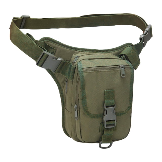 Bolso bandolera de gran capacidad para hombre y mujer, tipo mochila, para uso general. Verde