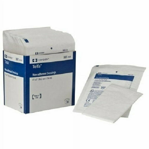 Covidien Telfa Sterile Pads, 2132, 3" x 4", 100 Count