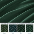 thumbnail image 7 of LammaLoe Extra Deep Pocket California King Fitted Sheet Only, Fits 18" to 24" Mattress, Soft Microfiber Fitted Bed Sheet, Hunter Green, 7 of 7