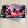 thumbnail image 2 of 1 Pcs 2D Flat License Plate Covers & Frames, Sunset with Palm For Decorative Front, Waterproof For Decoration Aluminum License Plate Covers & Frames Cover For Men Women, 12" X 6", 2 of 6