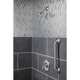 thumbnail image 4 of Moen Eva Brushed Nickel Bathroom Safety 12-Inch Stainless Steel Transitional Bathroom Grab Bar, 4 of 8